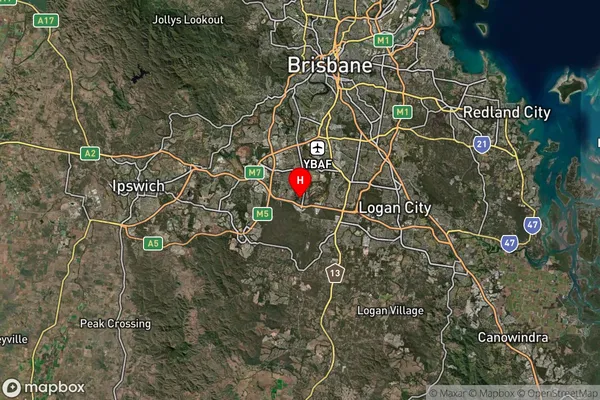 Heathwood Df,Queensland Satellite Map