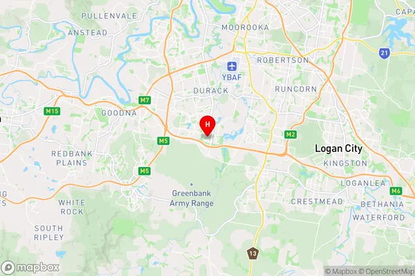 Heathwood Df,Queensland Area Map