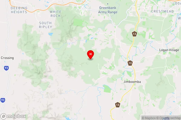 Silverbark Ridge,Queensland Area Map