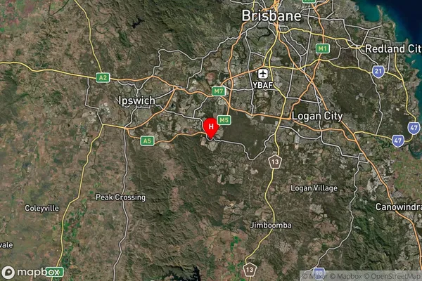 Springfield Central,Queensland Satellite Map