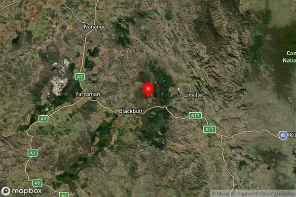 Benarkin North,Queensland Satellite Map