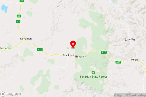 Blackbutt North,Queensland Area Map