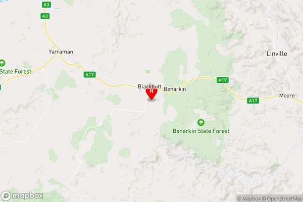 Blackbutt South,Queensland Area Map