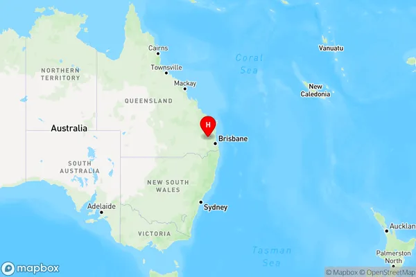 Blackbutt South,Queensland Region Map