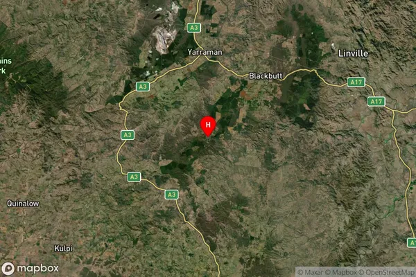 Mount Binga,Queensland Satellite Map