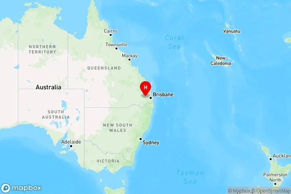 Grapetree,Queensland Region Map