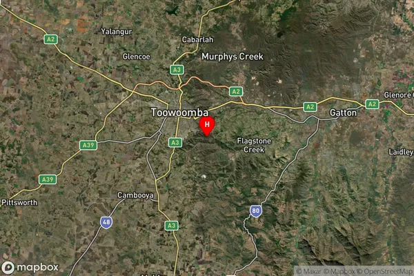 Silver Ridge,Queensland Satellite Map