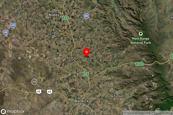 Berat,Queensland Satellite Map