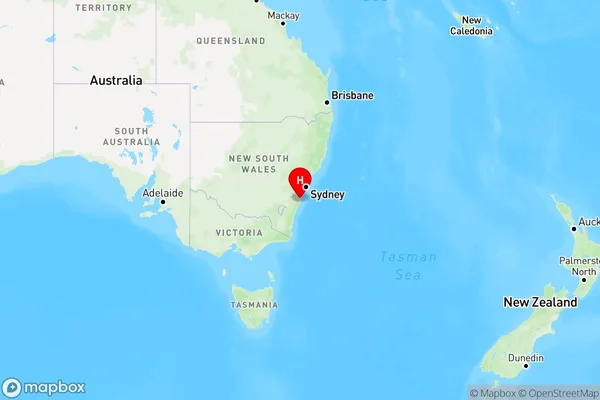 Jaspers Brush,New South Wales Region Map