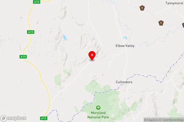 Cherry Gully,Queensland Area Map