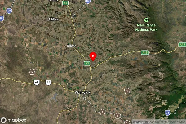 Glengallan,Queensland Satellite Map