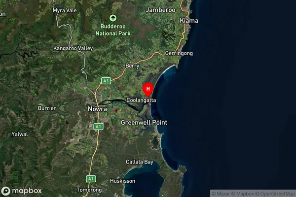 Shoalhaven Heads,New South Wales Satellite Map