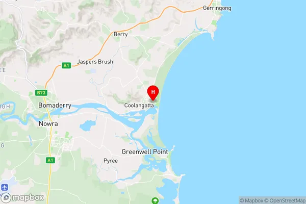 Shoalhaven Heads,New South Wales Area Map