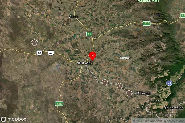 Mount Tabor,Queensland Satellite Map