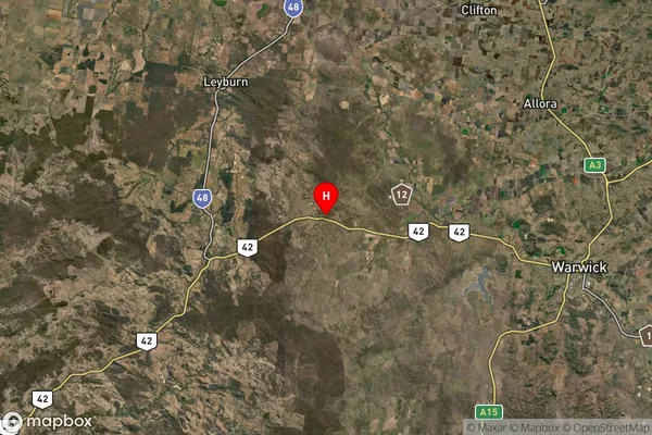 Thane,Queensland Satellite Map