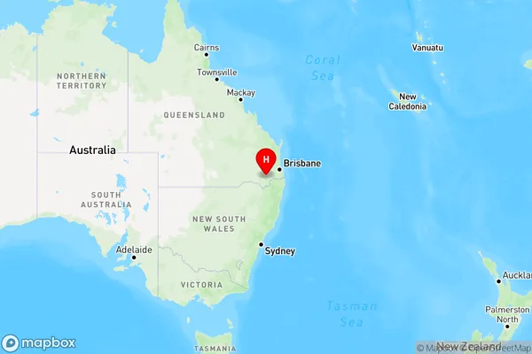 Thanes Creek,Queensland Region Map