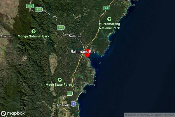 Batehaven,New South Wales Satellite Map