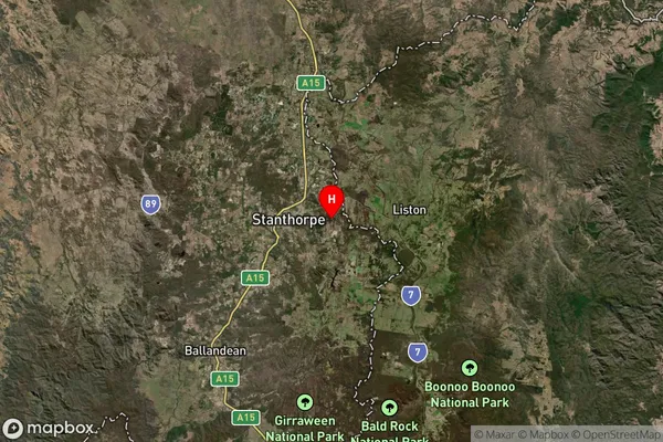 Dalcouth,Queensland Satellite Map