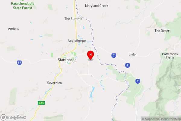 Dalcouth,Queensland Area Map