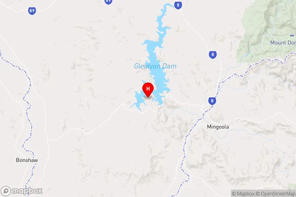 Glenlyon,Queensland Area Map