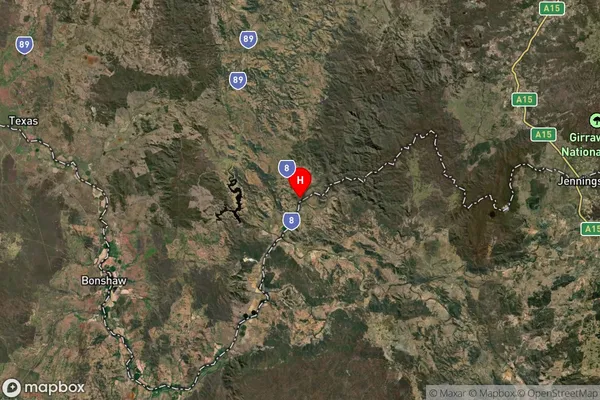 Mingoola,New South Wales Satellite Map