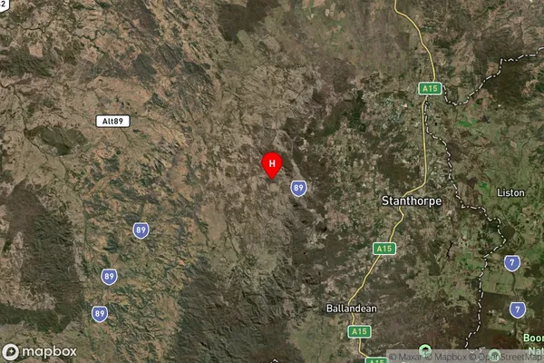 Pikedale,Queensland Satellite Map