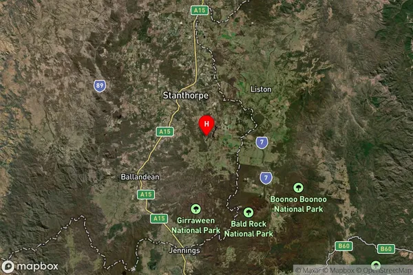 Storm King,Queensland Satellite Map