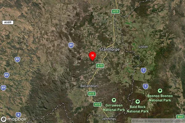 Thorndale,Queensland Satellite Map