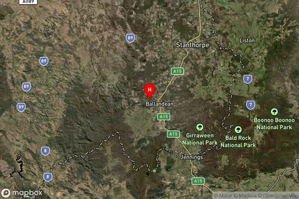 Somme,Queensland Satellite Map