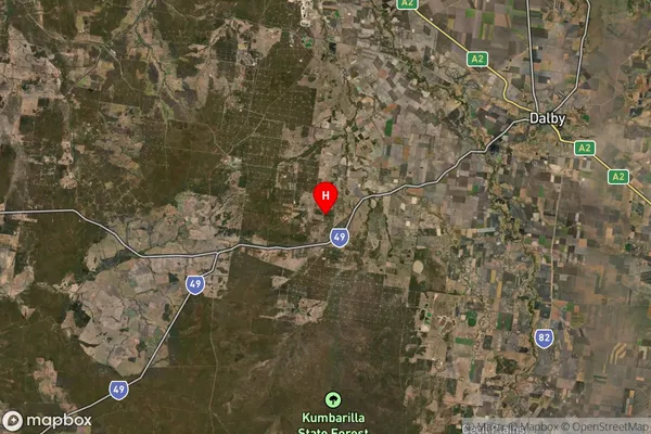 Ducklo,Queensland Satellite Map