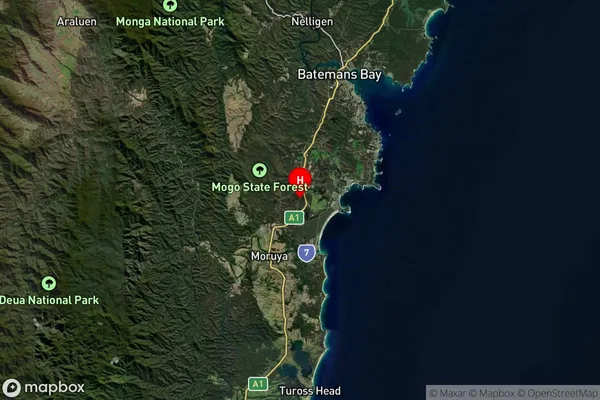 Bimbimbie,New South Wales Satellite Map