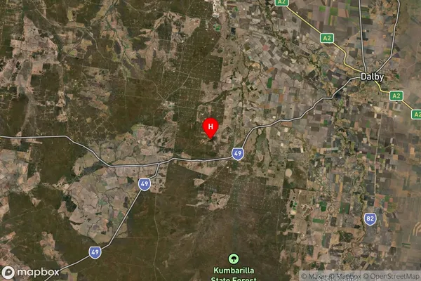 Kumbarilla,Queensland Satellite Map