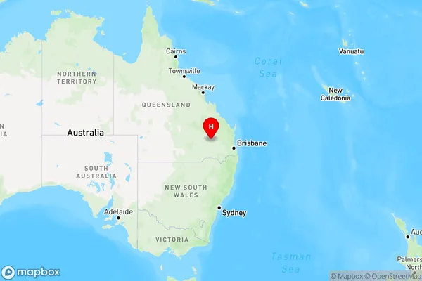 Dalwogon,Queensland Region Map