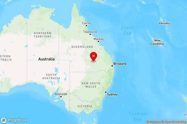 Womalilla,Queensland Region Map