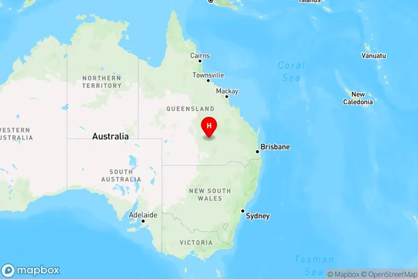 Clara Creek,Queensland Region Map