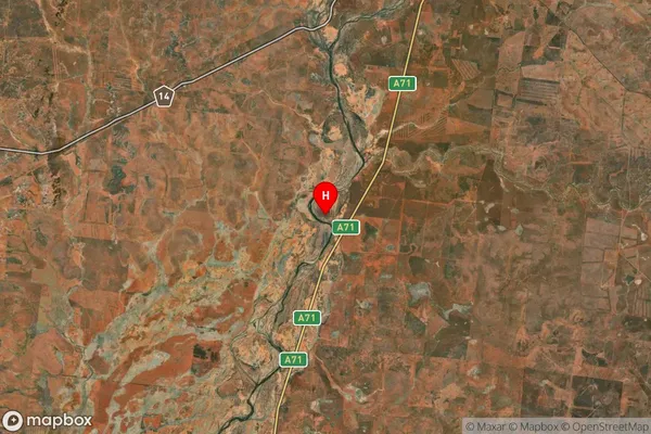 Bakers Bend,Queensland Satellite Map