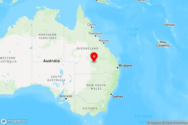 Gowrie Station,Queensland Region Map