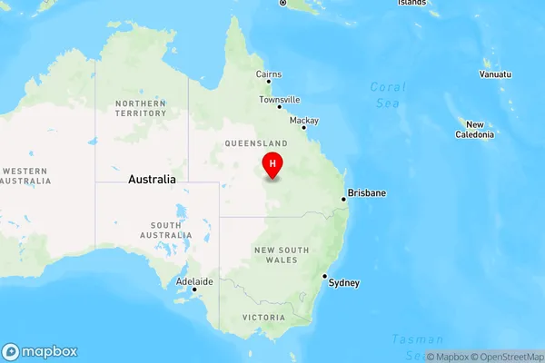 Ward,Queensland Region Map