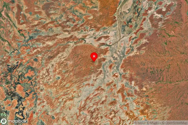 Bulloo Downs,Queensland Satellite Map