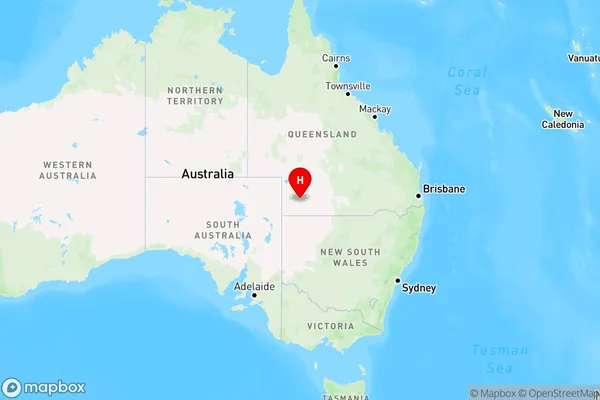 Nockatunga,Queensland Region Map