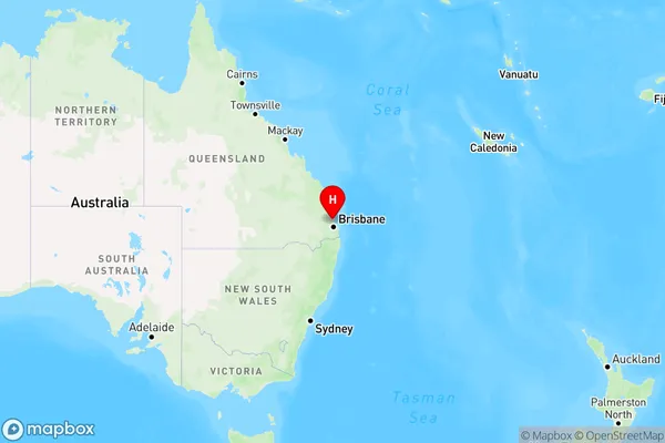 Caboolture Bc,Queensland Region Map