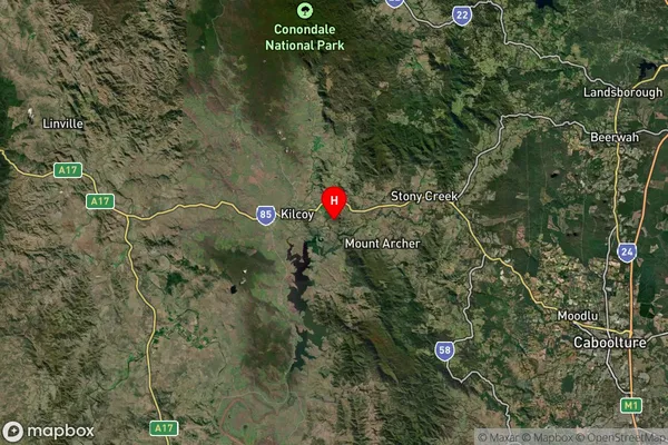 Glenfern,Queensland Satellite Map