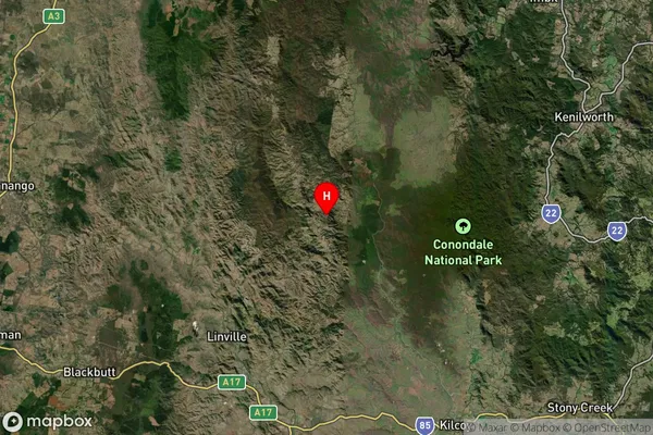 Monsildale,Queensland Satellite Map