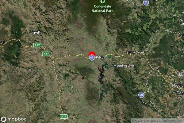 Woolmar,Queensland Satellite Map