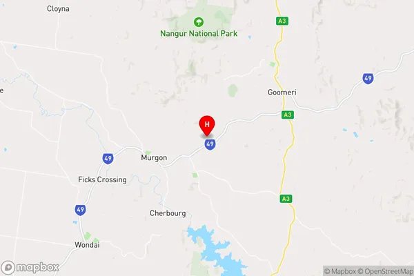 Manyung,Queensland Area Map