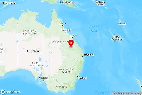 Coorumbene,Queensland Region Map