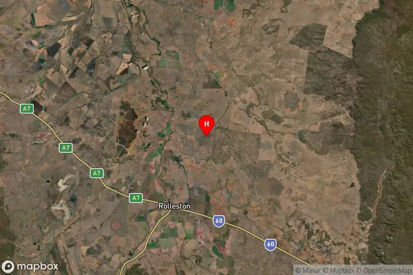 Lowesby,Queensland Satellite Map