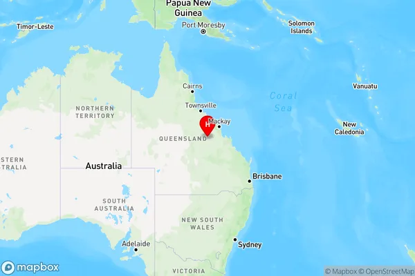 Gemini Mountains,Queensland Region Map