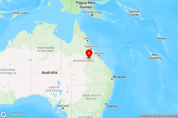 Laglan,Queensland Region Map