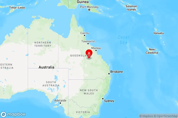 Pine Hill,Queensland Region Map